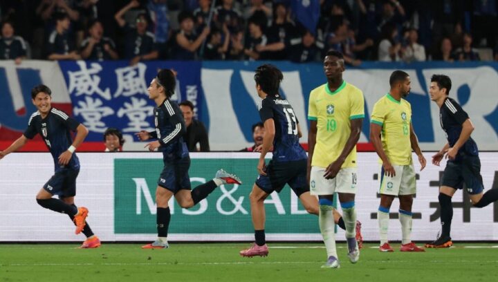 Brasil sofre virada e perde para o Japão pela primeira vez na história; veja gols