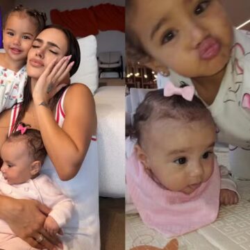 Mãe de duas! Bruna Biancardi desabafa sobre Mavie e Mel ficarem doentes ao mesmo tempo