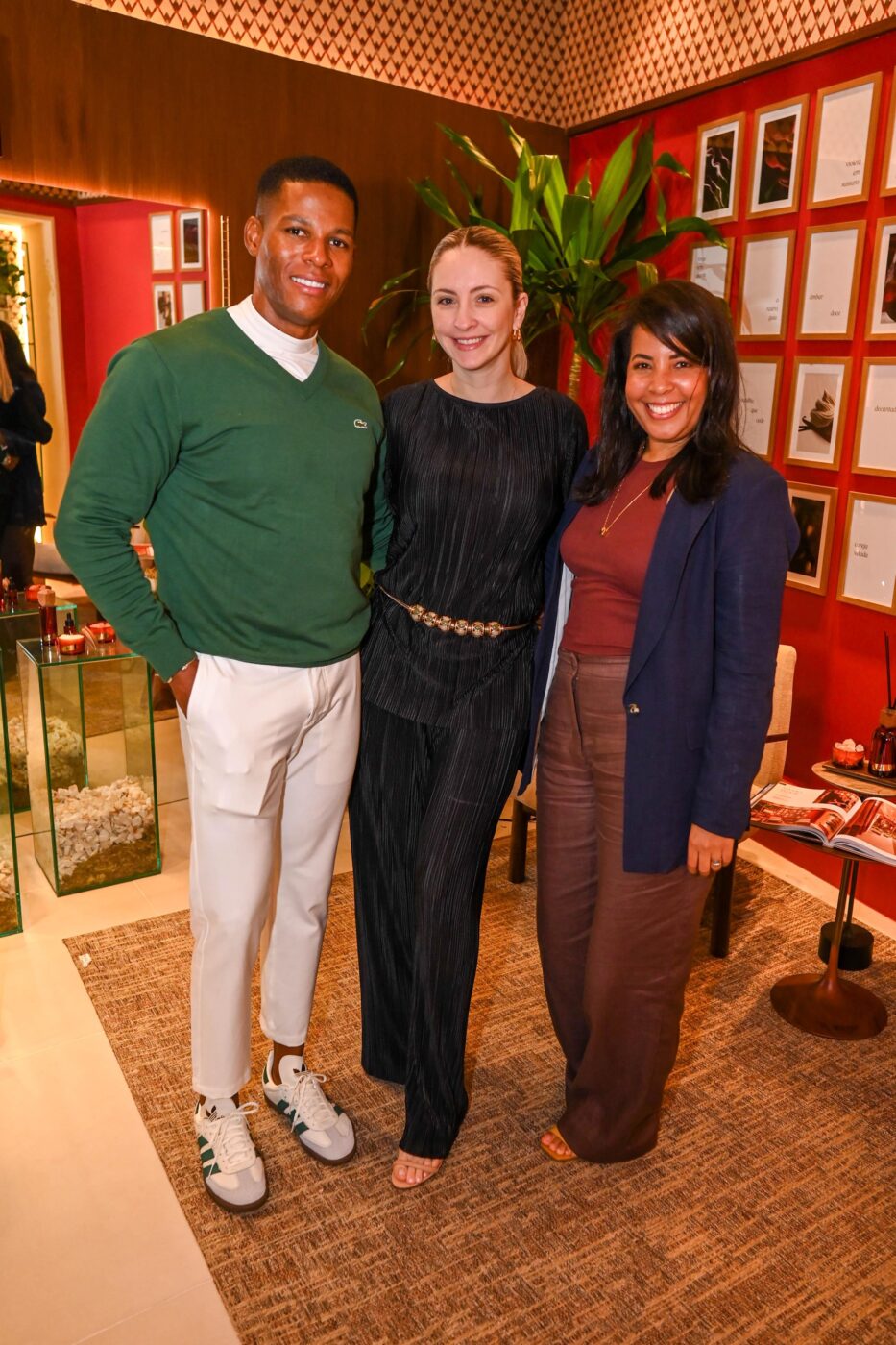 David Garcês, Paula Cal e Érica Ferraz