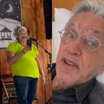 Caetano Veloso se emociona com vídeo de senhora cantando “Força Estranha”: ‘Vamos deixar ela famosa’