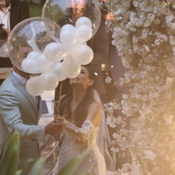 Lexa e Ricardo Vianna fazem homenagem à filha Sofia em casamento