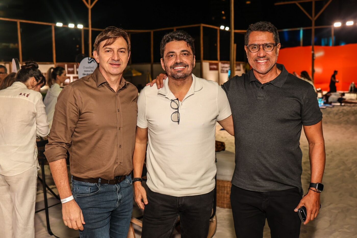André Podhorodesky, Hamilton Bacelar e Gustavo Queiroz