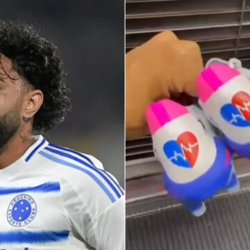 Chuteira de Gabigol passa dos R$ 100 mil em leilão e vai para influenciador