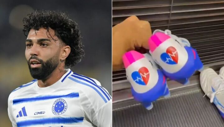 Chuteira de Gabigol passa dos R$ 100 mil em leilão e vai para influenciador