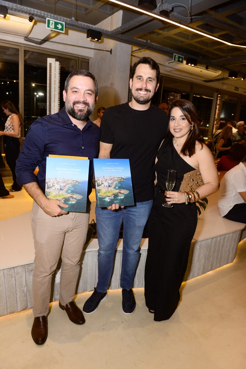 Guilherme Bastos, Rafael Torreão e Maria Fernanda Perez