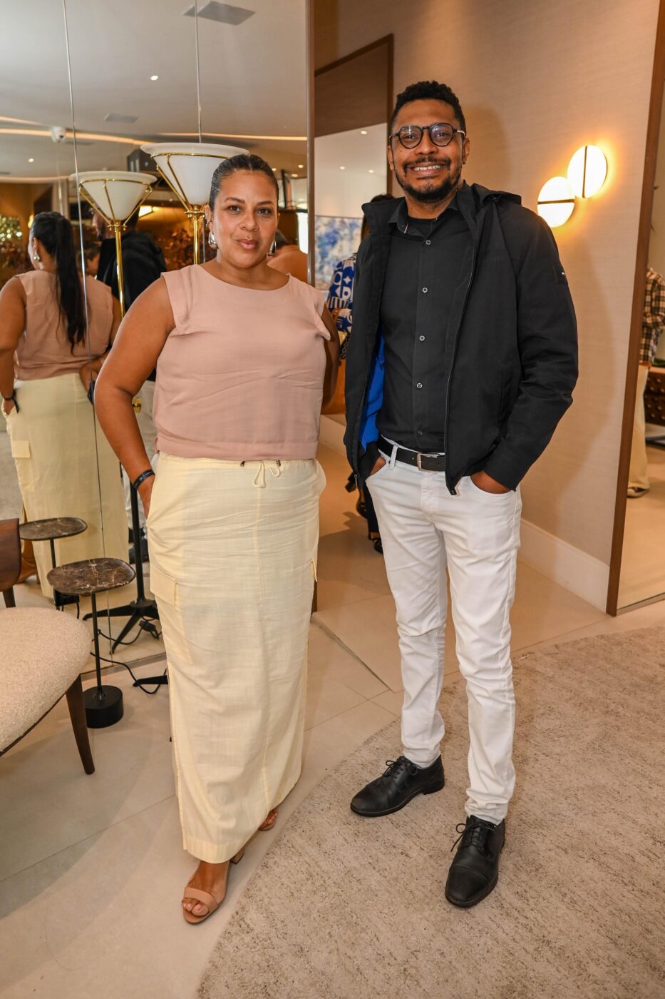 Nivia Paim e Marcos Casaes