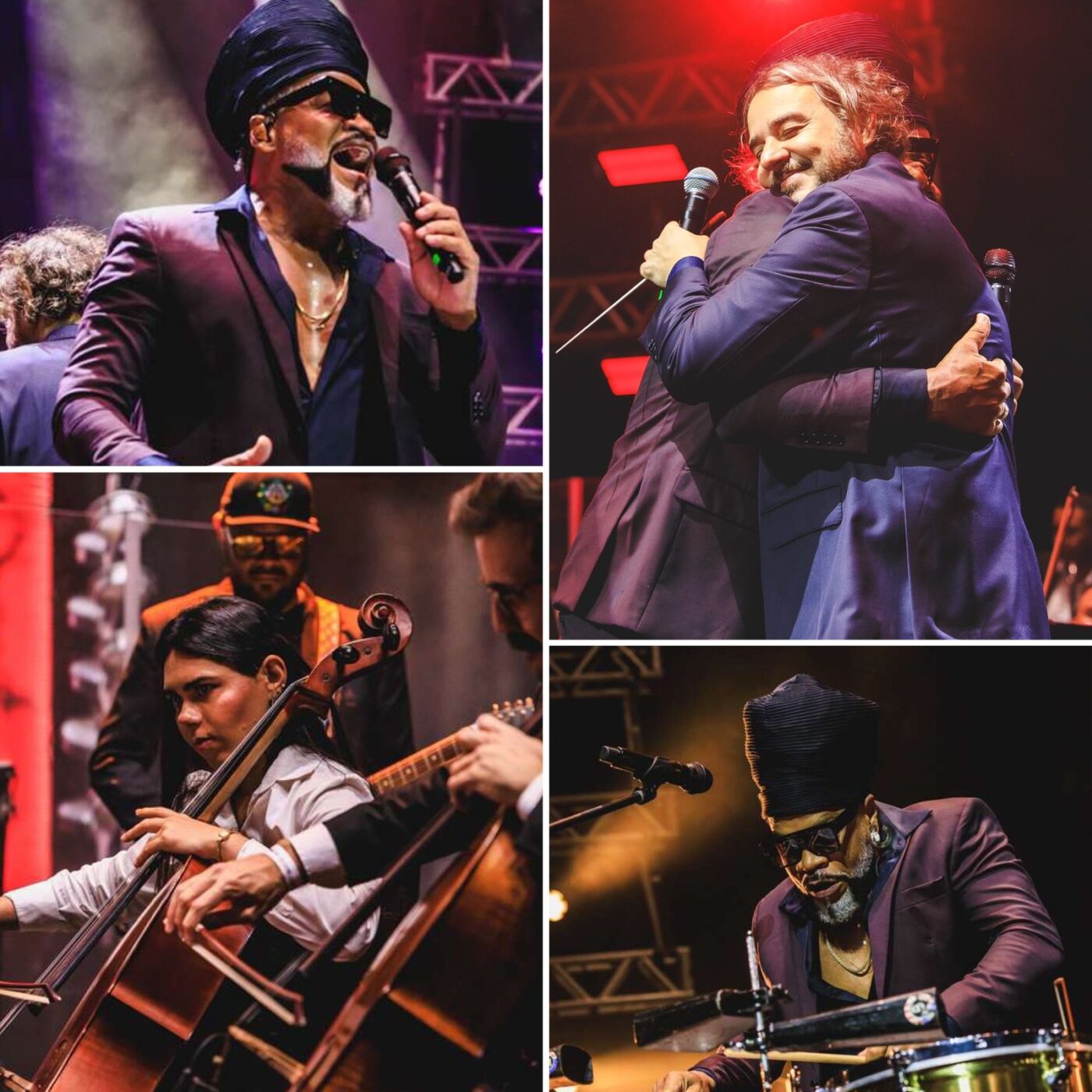 Carlinhos Brown e Orquestra Ouro Preto lotam a Concha com espetáculo especial; veja fotos