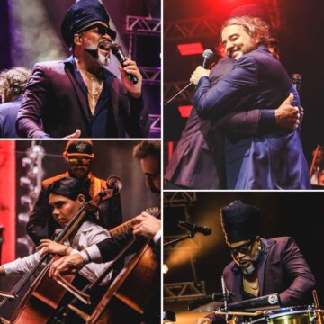 Carlinhos Brown e Orquestra Ouro Preto unem percussão afro-brasileira e sinfonia em show potente na Concha Acústica