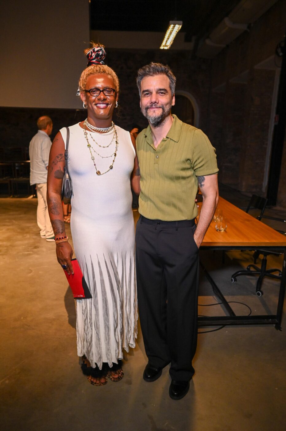 Liniker e Wagner Moura