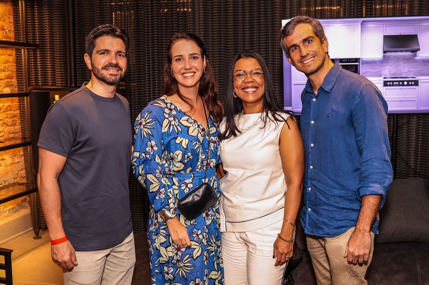 Marcel Martinez, Fernanda Vidal, Jaqueline Oliveira e Guilherme Gonzalez