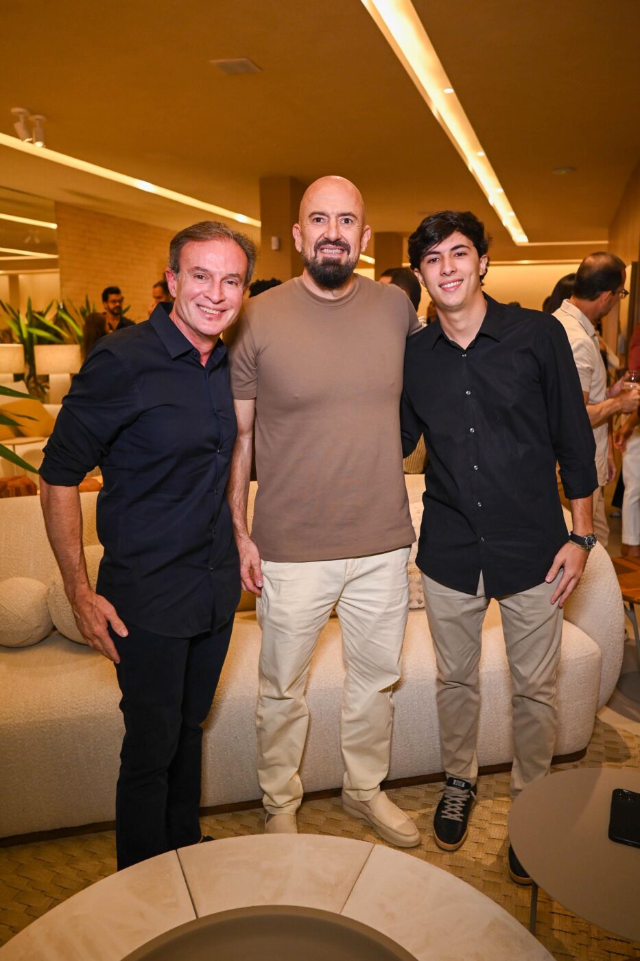 Daniel Sandes, Mauricio Lins e Guilherme Duran