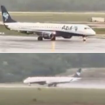 Avião da Azul faz pouso de emergência em Manaus após colisão com pássaros