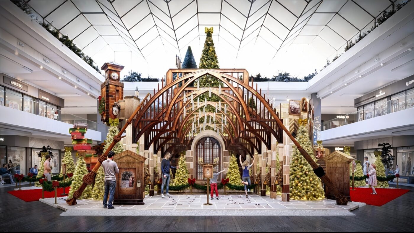 Shopping em Salvador anuncia decoração de Natal com cenários de Harry Potter Shopping em Salvador anuncia decoração de Natal com cenários de Harry Potter