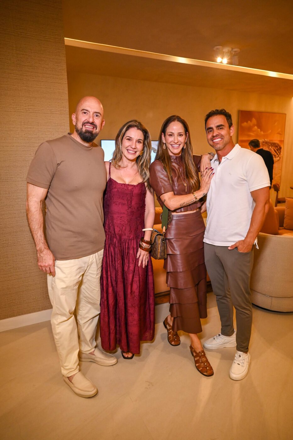 Mauricio Lins, Manuela Andrade, Agda Rios Oliva e Eduardo Oliva