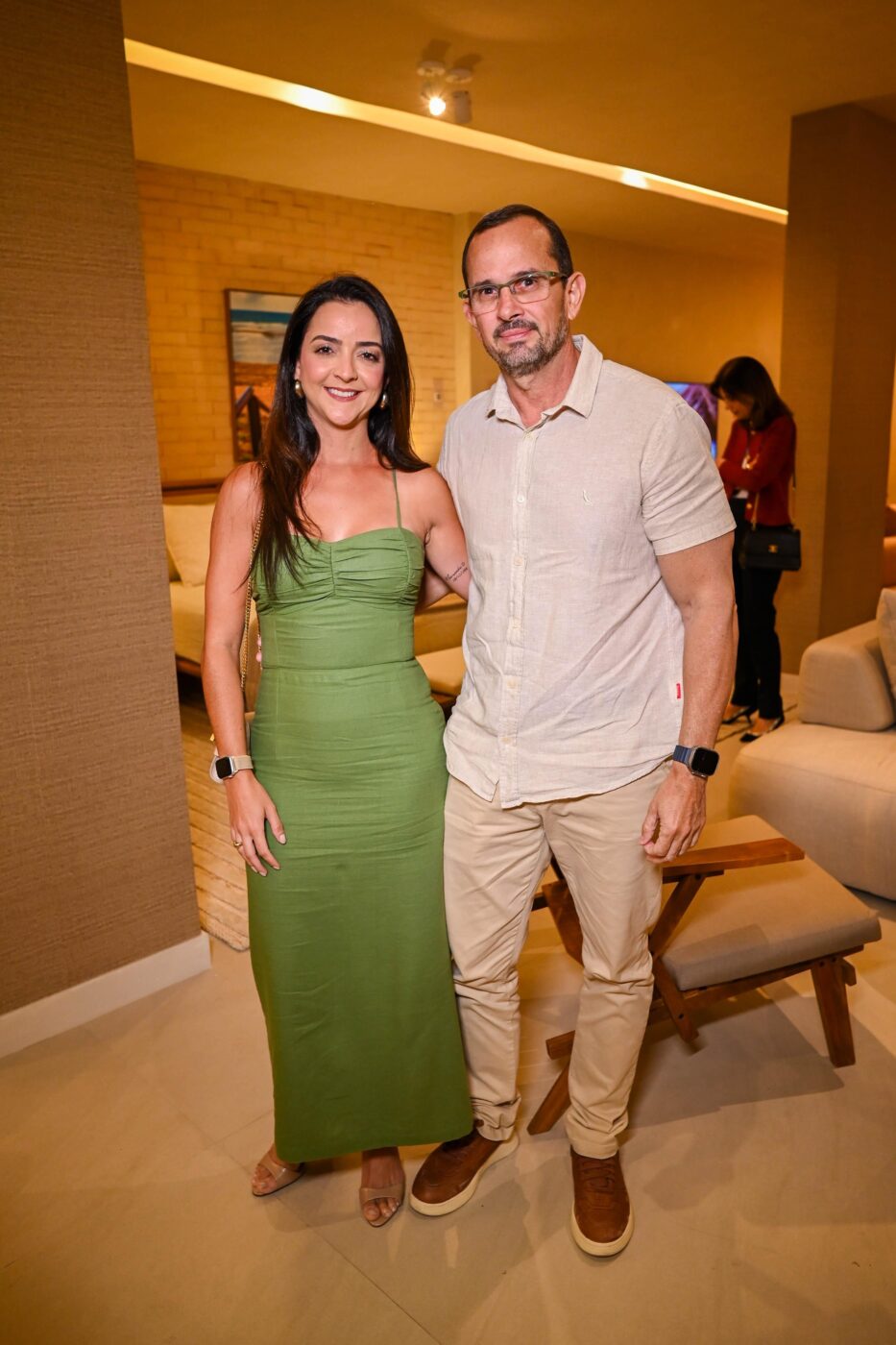 Carla Batista e Márcio Lins