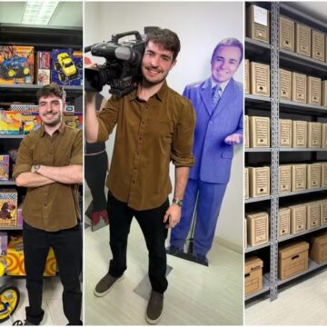 Filho de Gugu, João Augusto Liberato revela acervo com mais de 30 mil itens do apresentador