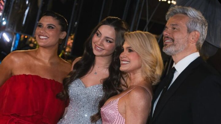 Festa de 15 anos da filha de Flávia Alessandra tem decoração luxuosa, bolo de 6 andares e dois looks deslumbrantes; veja fotos