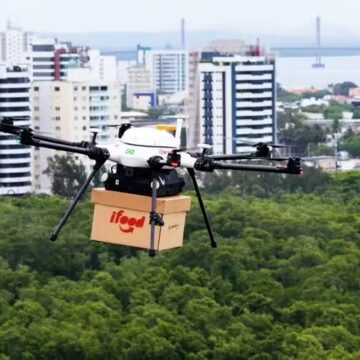 iFood retoma entregas por drones no Brasil em parceria com empresa de tecnologia aérea