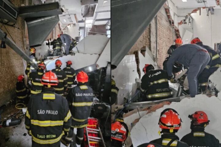 Explosão em restaurante de Henrique Fogaça deixa vítimas e causa desabamento em São Paulo