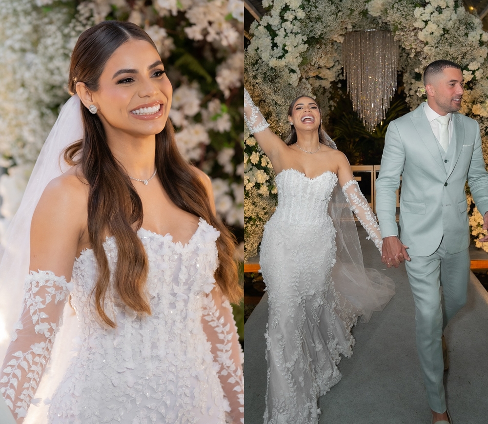 Lexa abre álbum de fotos de casamento com Ricardo Vianna no Rio de Janeiro