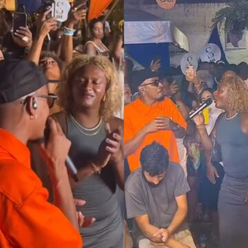 Liniker faz surpresa e canta hit “Caju” em samba de Salvador; assista Liniker faz surpresa e canta hit “Caju” em samba de Salvador; assista