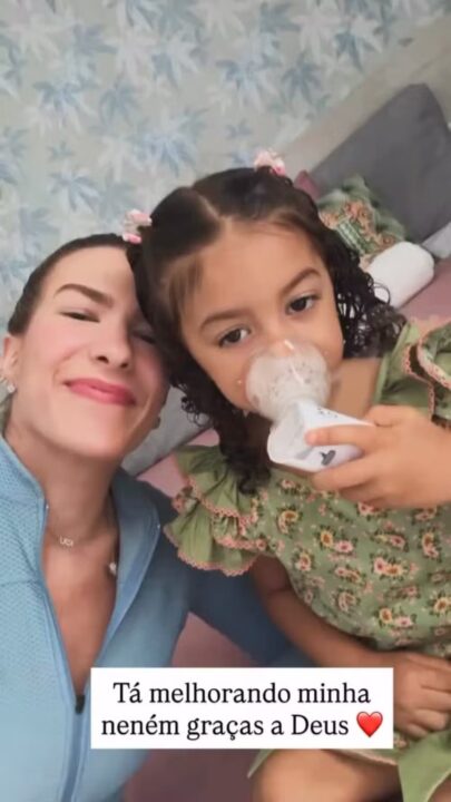 Lore Improta desabafa sobre saúde da filha Liz: “Fico agoniada”