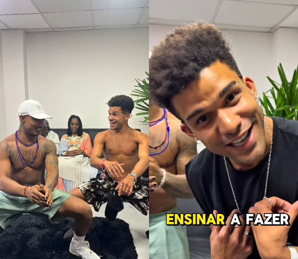 Lucas Leto pede aula de “batedeira” para o Kannalha e arranca risadas: ‘Apelação’