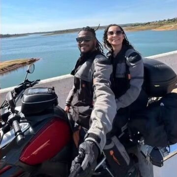 Casal de baianos percorre mais de 11 mil km de moto em viagem de Salvador ao Deserto do Atacama Casal de baianos percorre mais de 11 mil km de moto em viagem de Salvador ao Deserto do Atacama