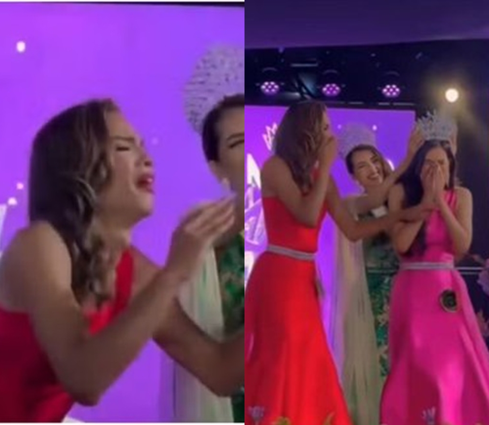 Vice-miss comemora vitória antes da hora e viraliza em concurso no Ceará