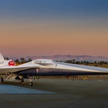 NASA inicia testes do X-59, avião supersônico que promete voos silenciosos