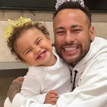 Neymar compartilha momento fofo ao lado da filha Mavie: ‘Minha dupla’