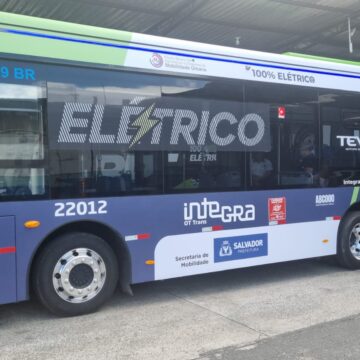 Salvador inicia testes com ônibus 100% elétrico ligando Praça da Sé ao Campo Grande Salvador inicia testes com ônibus 100% elétrico ligando Praça da Sé ao Campo Grande