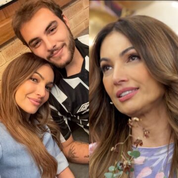 No Encontro, Patrícia Poeta chora ao falar do estado de saúde do filho