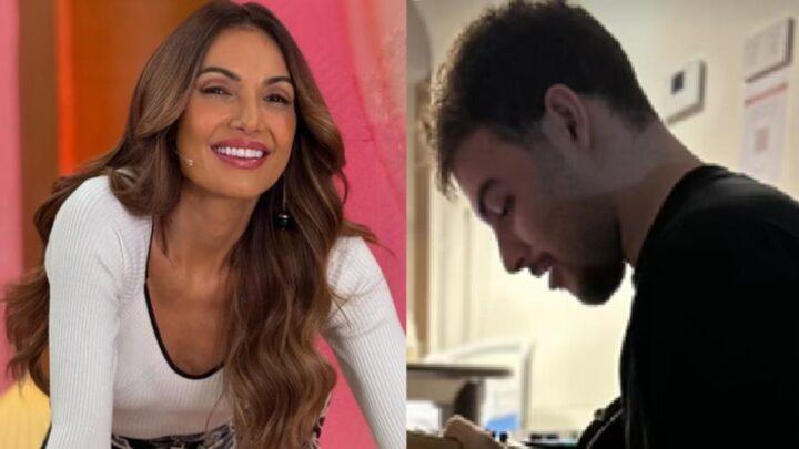 Patrícia Poeta compartilha registro do filho no hospital após revelar que ele está em tratamento