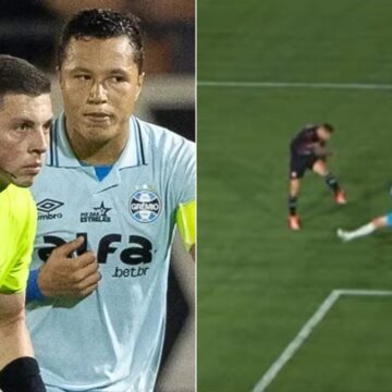 ‘Braço antinatural’: o que disse o VAR no pênalti de Bragantino x Grêmio; veja vídeo