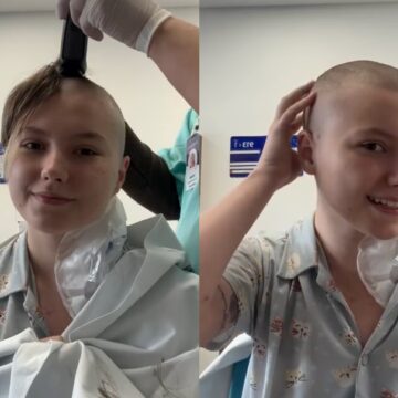 Isabel Veloso raspa a cabeça dias antes do transplante de medula óssea: ‘Pela 6ª vez’