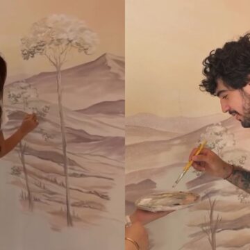 Rafa Kalimann e Nattan encantam ao deixarem marca especial no quarto da filha Zuza