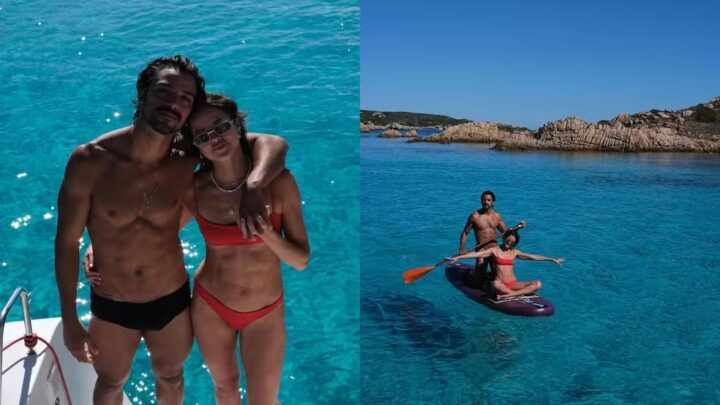 Casalzão! Rodrigo Simas e Agatha Moreira curtem viagem pela Itália e compartilham cliques de biquíni e sunga