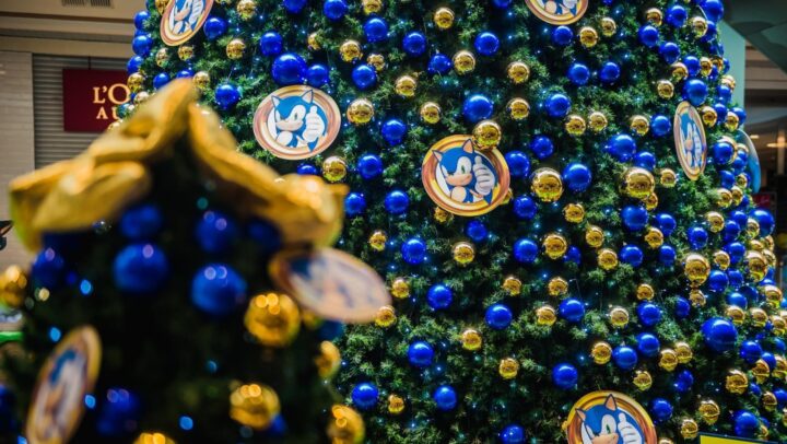 Shopping em Salvador lança Natal 2025 com decoração temática inspirada em Sonic