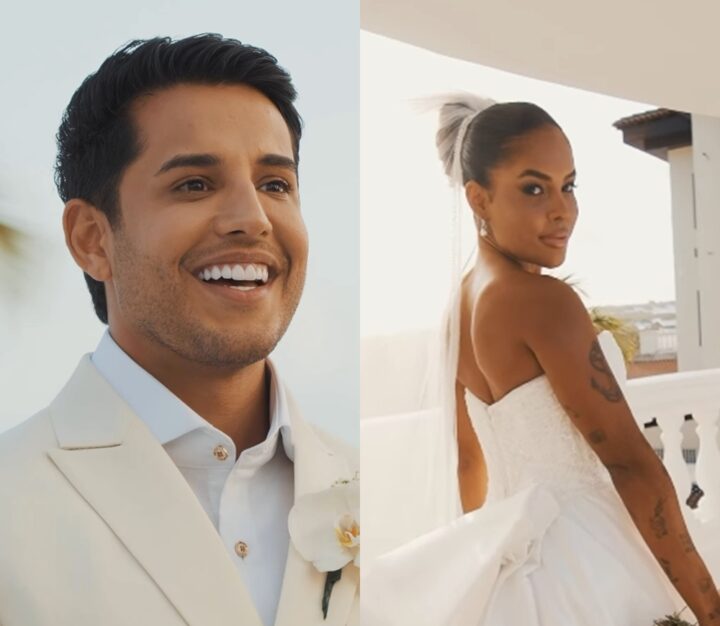 Sthe Matos encanta ao postar vídeo de casamento com Kevi Jonny: ‘Mil vezes sim’