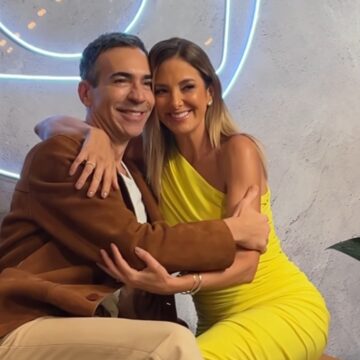 Ticiane Pinheiro participa de vinheta de fim de ano da Globo e mostra bastidores