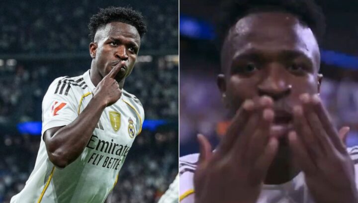 Vini Jr diz após gol: ‘Pra ti, te amo’, mas não era para Virginia; entenda