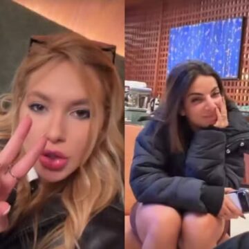 Virginia posa com melhor amiga de Vini Jr. antes de embarcar para Madri Virginia posa com melhor amiga de Vini Jr. antes de embarcar para Madri