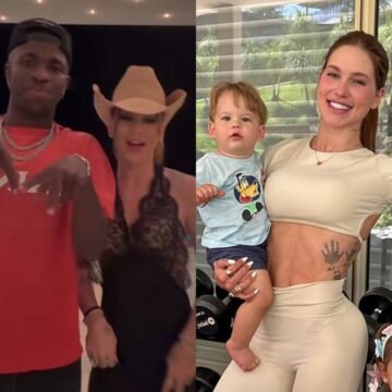 Virginia posta foto com os filhos após viralizar com Vini Jr: ‘Segundou com eles’