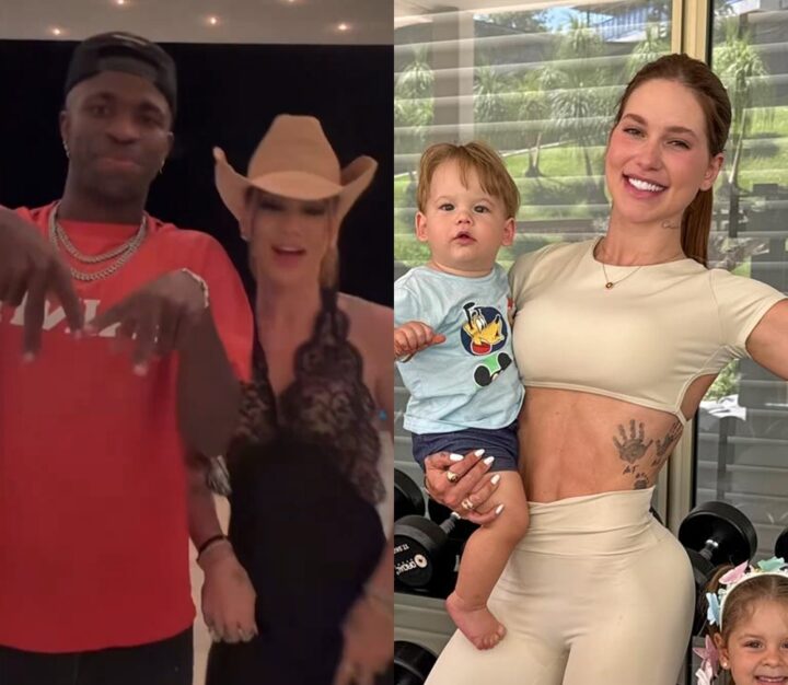 Virginia posta foto com os filhos após viralizar com Vini Jr: ‘Segundou com eles’
