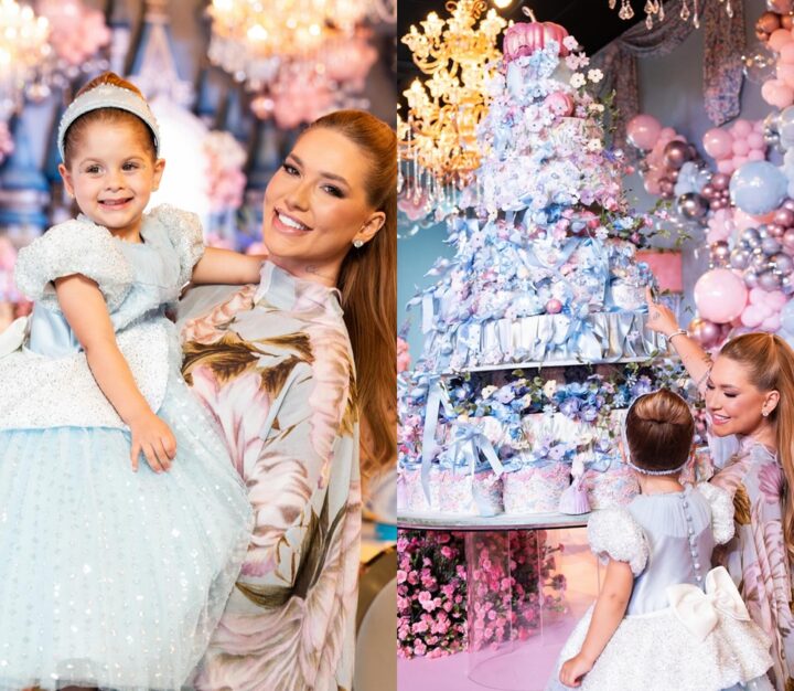 Festa de filha de Virginia e Zé Felipe teve bolo com 5 mil flores de açúcar; veja os detalhes