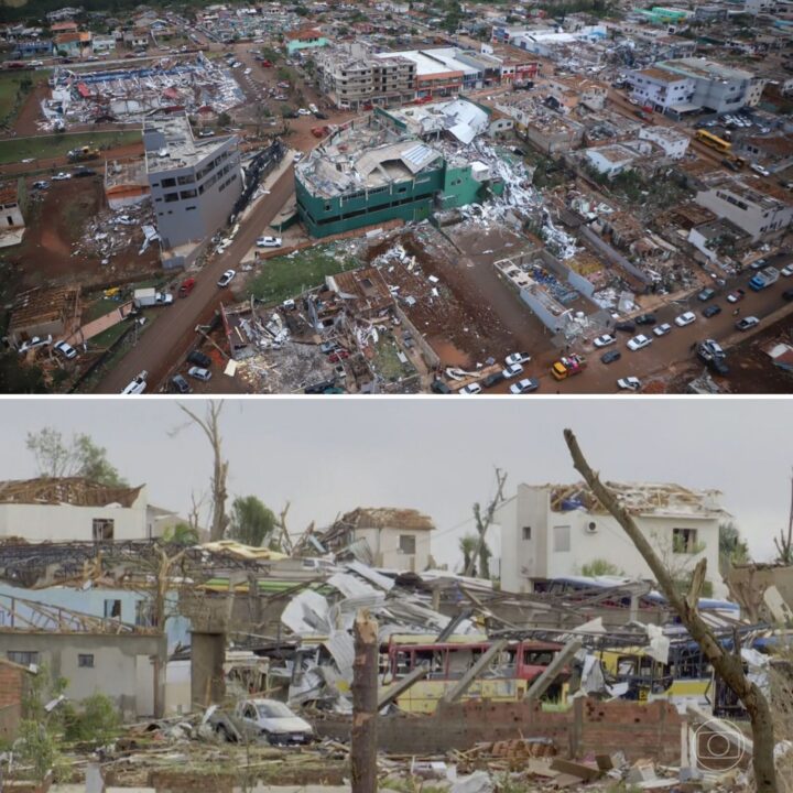 Três tornados atingem Sul do Brasil com ventos de até 330 km/h