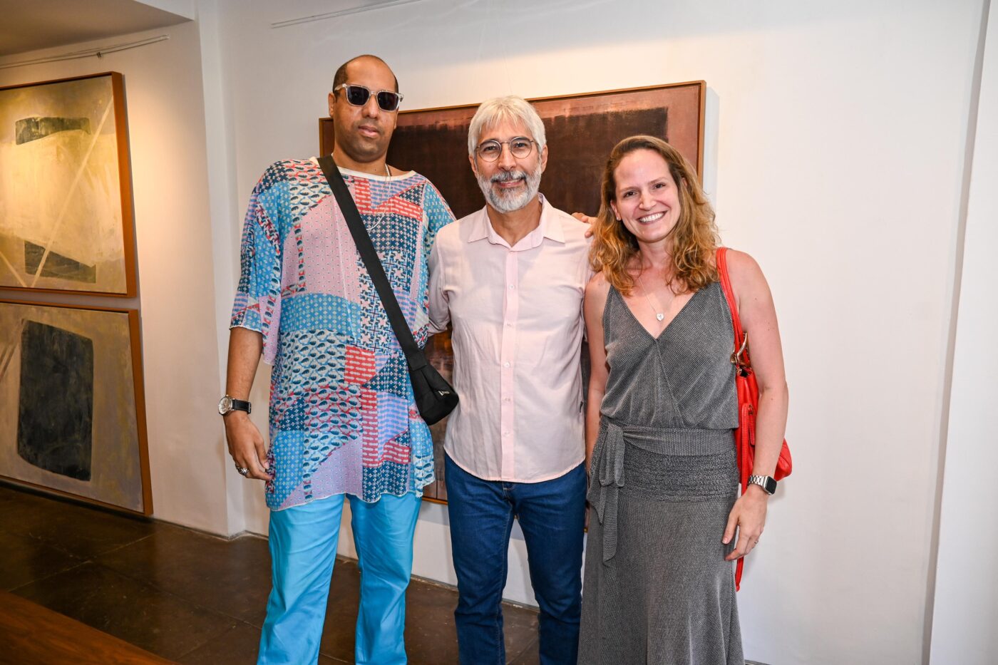 Roque Lázaro, Antônio Mendes e Carolina Kowarick