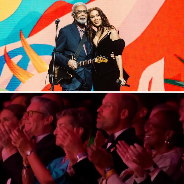 Gilberto Gil e Anitta cantam ‘Garota de Ipanema’ e arrancam gritos e aplausos do príncipe William