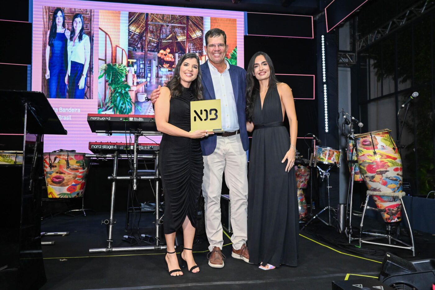 Luna Brasil, Cristian Zollinger e Renata Bandeira